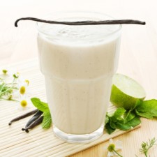 Vanilla flavour drink Milk shake style