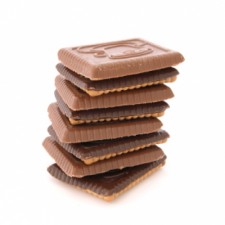 Pack of 3 booster chocolate "petit beurre" biscuits